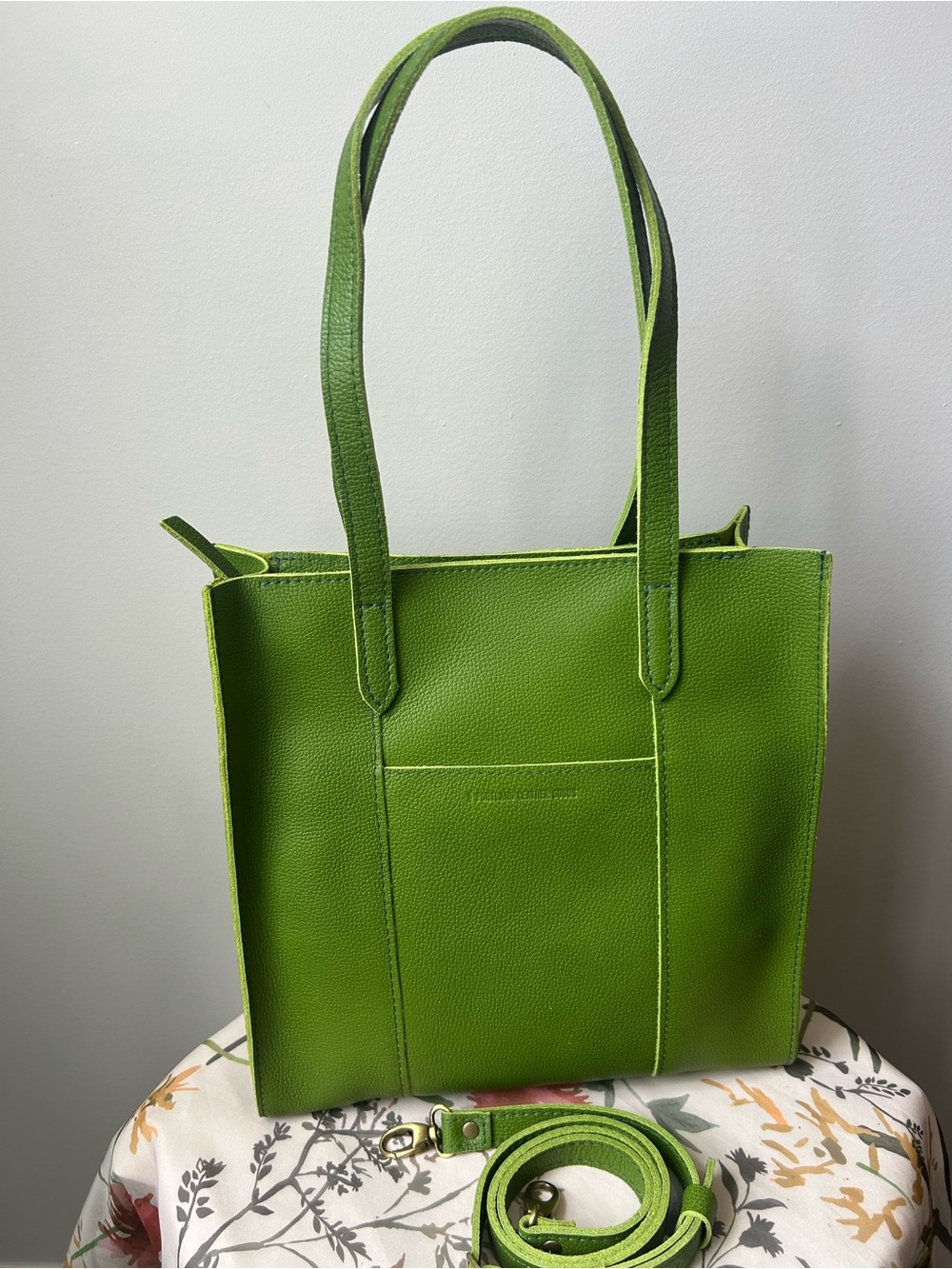 Portland Leather Goods Large N/S Lola in the color Mantis!